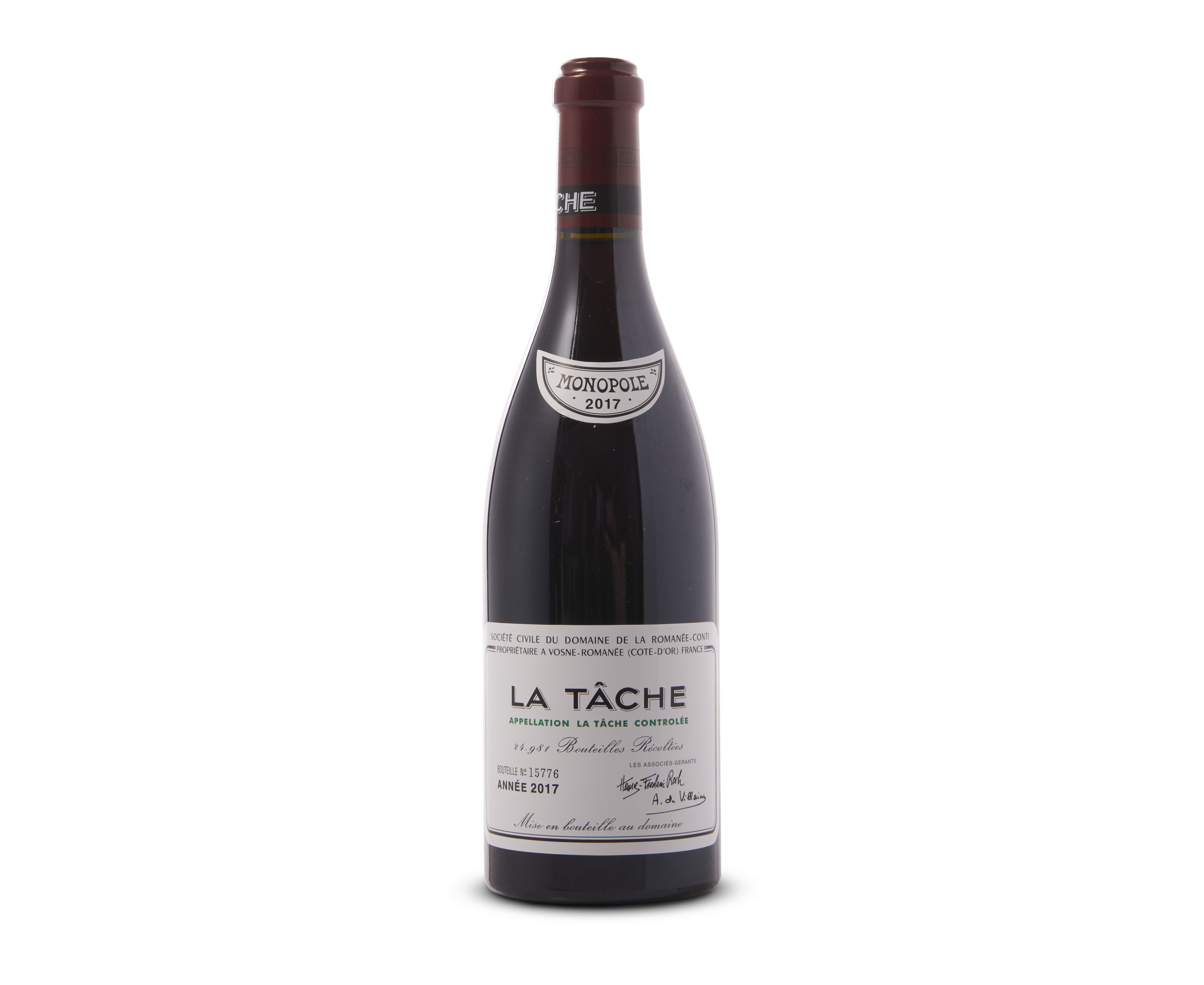Domaine de la Romanée-Conti — La Tâche 2017 · Photo de référence · Christie’s